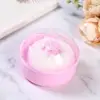 Useful Dry Powder Puff Fluffy ABS Baby Talcum Powder Container with Puff  Reusable Powder Puff Box Makeup Tools 2