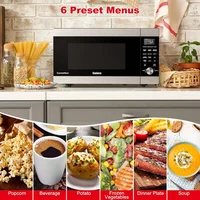 Microwave Oven, Sensor Cook & Sensor Reheat, 10 Variable Power Levels, Express Cooking Knob, 1250W 2.2 Cu Ft Stainless Steel 2