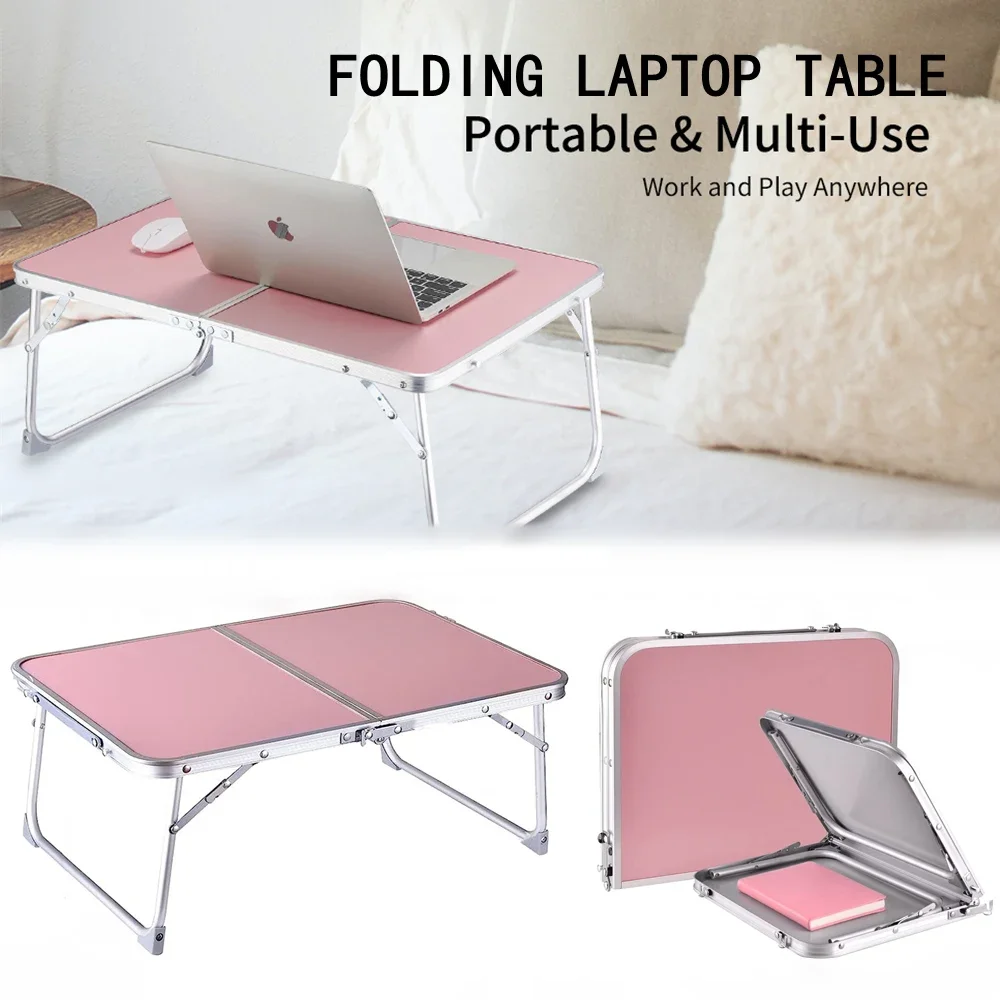 Mini Folding Laptop Desk, Portable Folding Camping Table, Reading Desk with Storage Space, Reading Holder for Anywhere, Lap Desk carrying case bag for one netbook onexplayer mini game console tablet pc laptop