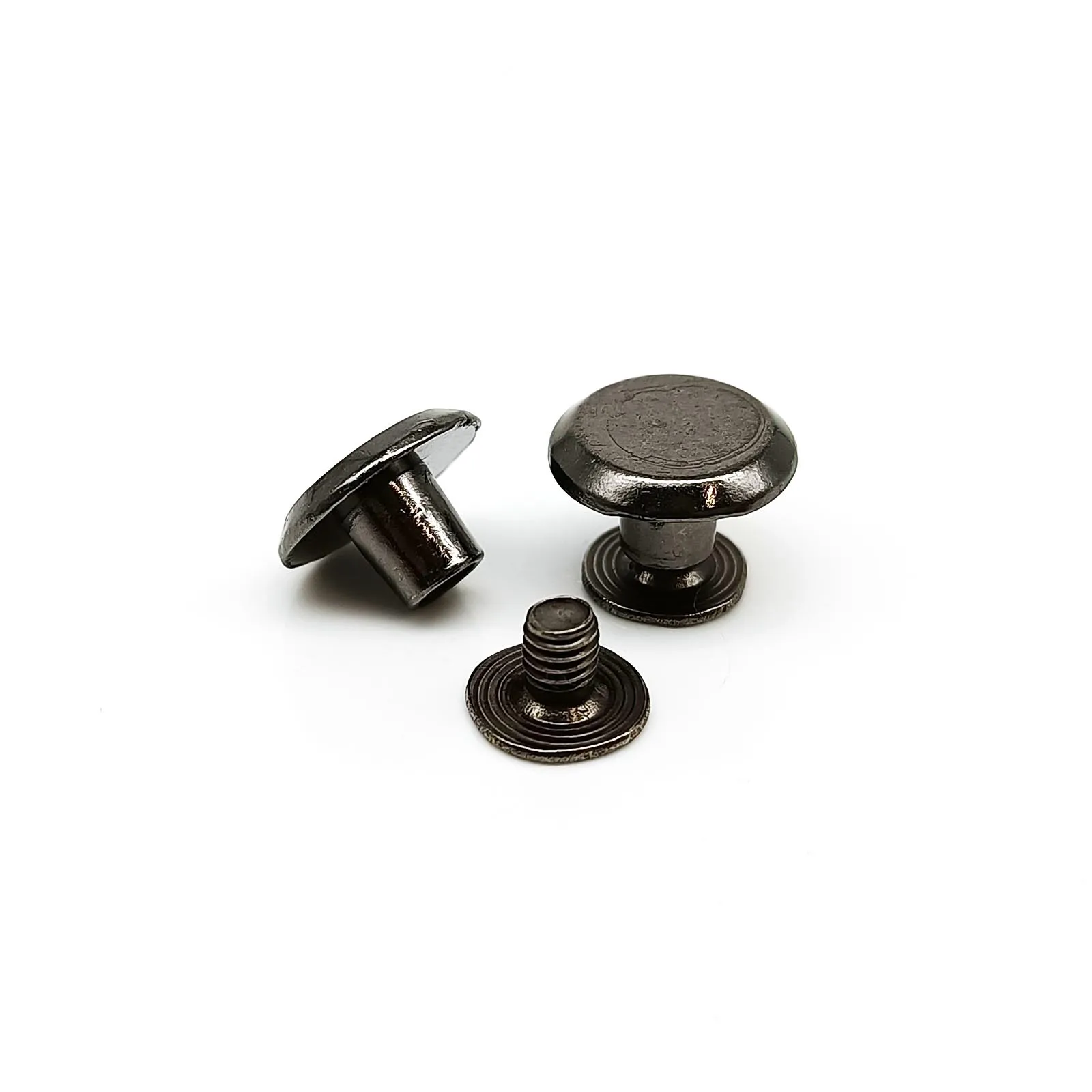 100 Sets Multi-Size Chicago Screw Rivet Kit for Leather Accessories – 4 Color Options