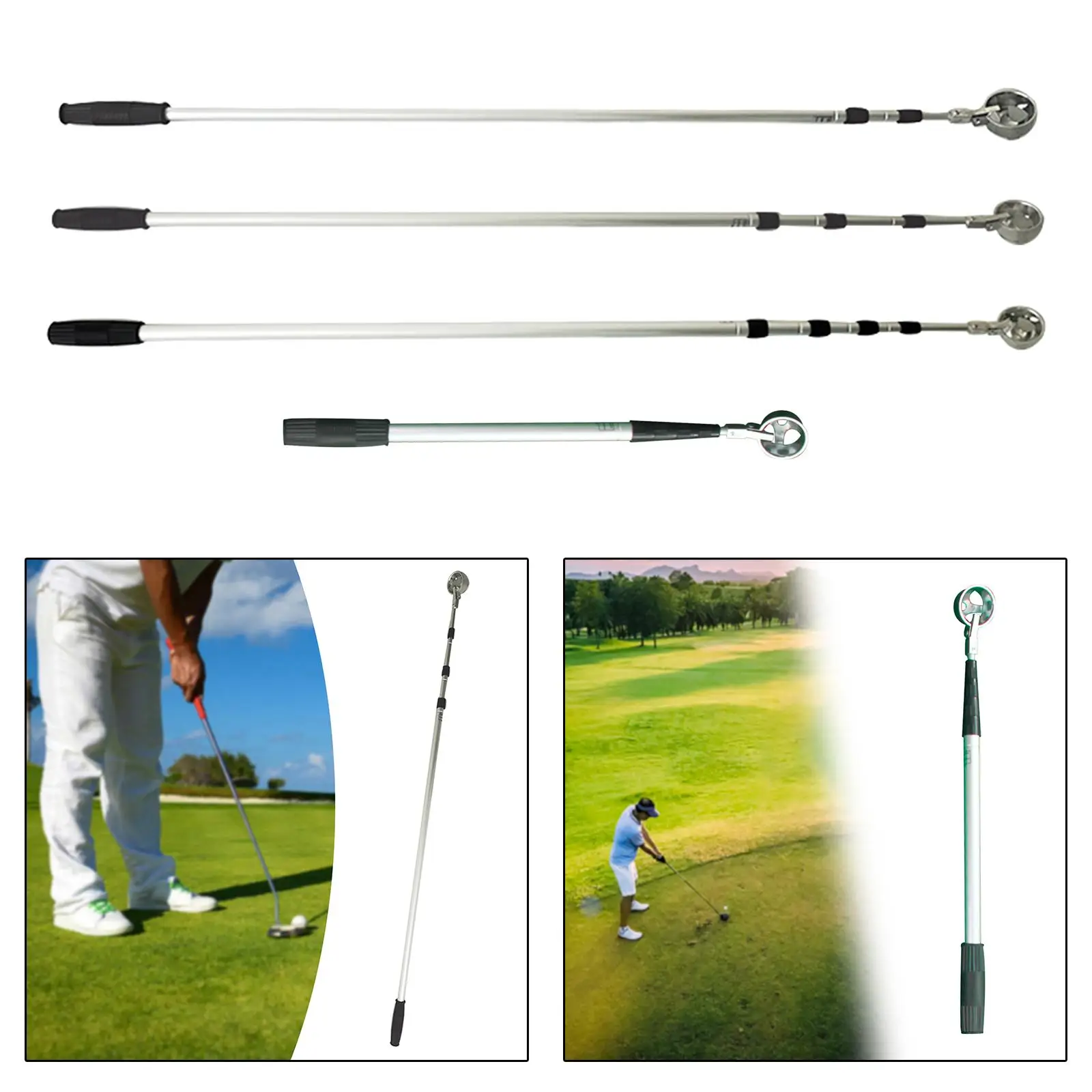 Golf Ball Retriever, Easy Pickup Ball Retriever Tool Golf Grabber Golf Ball Picker Aluminum Alloy Claw Tool Golf Gift for Men Golf Ball Retriever, Easy Pickup Ball Retriever Tool Golf Grabber Golf Ball Picker Aluminum Alloy Claw Tool Golf Gift for Men
