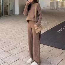 Reduction of Age Suits Short Collocation Show High Fashion Career Qiu Dong Twinset Sweater Dress Pants 
