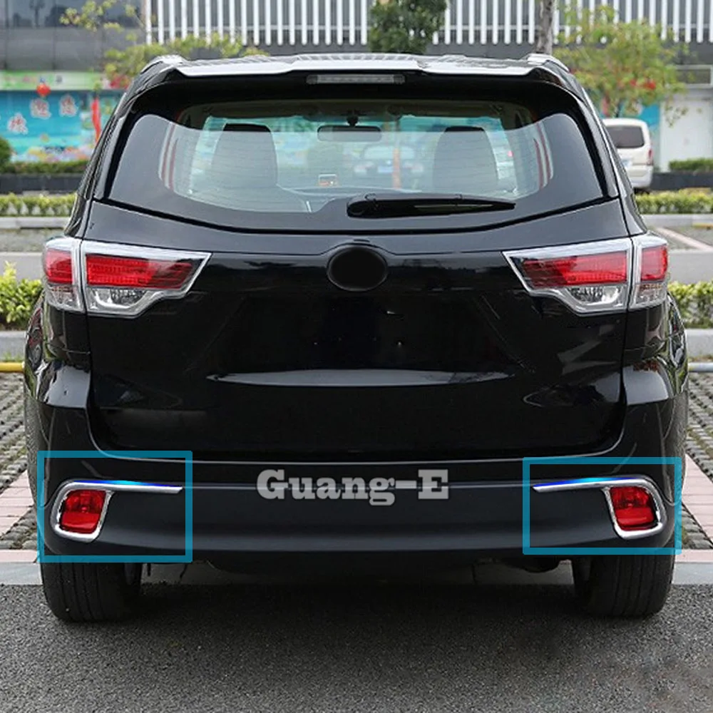 Для Toyota Highlander 2018 2019 2020 детектор стайлинга автомобиля ABS Хромированная Крышка