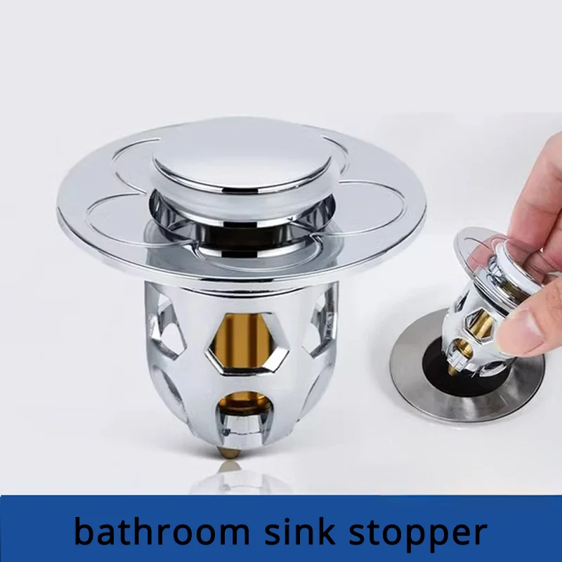Kitchen Helpis® Tappo lavandino bagno, bianco, tappo bidet da 40mm con