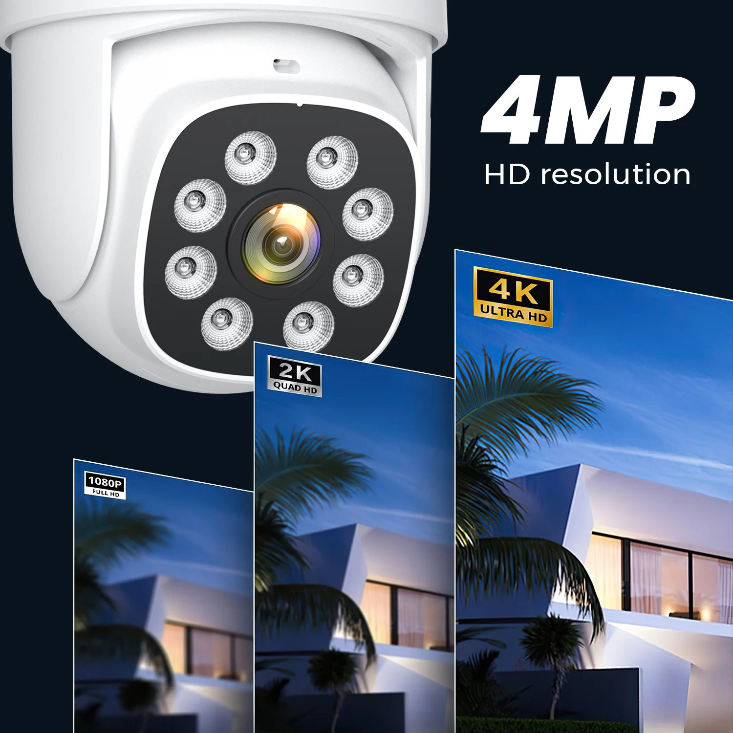4G Camera AOV 24-Hour Records With Solar Panel 8MP 4K Outdoor CCTV Security Camera 4MP 9000mAh Battery Auto Tracking IP Camera 6