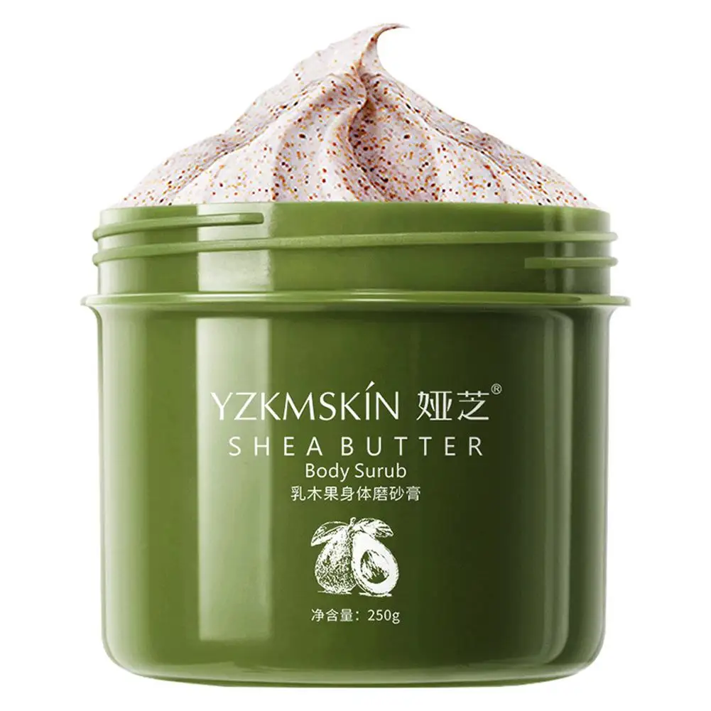 مقشر الجسم بزبدة الشيا لتقشير البشرة الناعمة والخش...