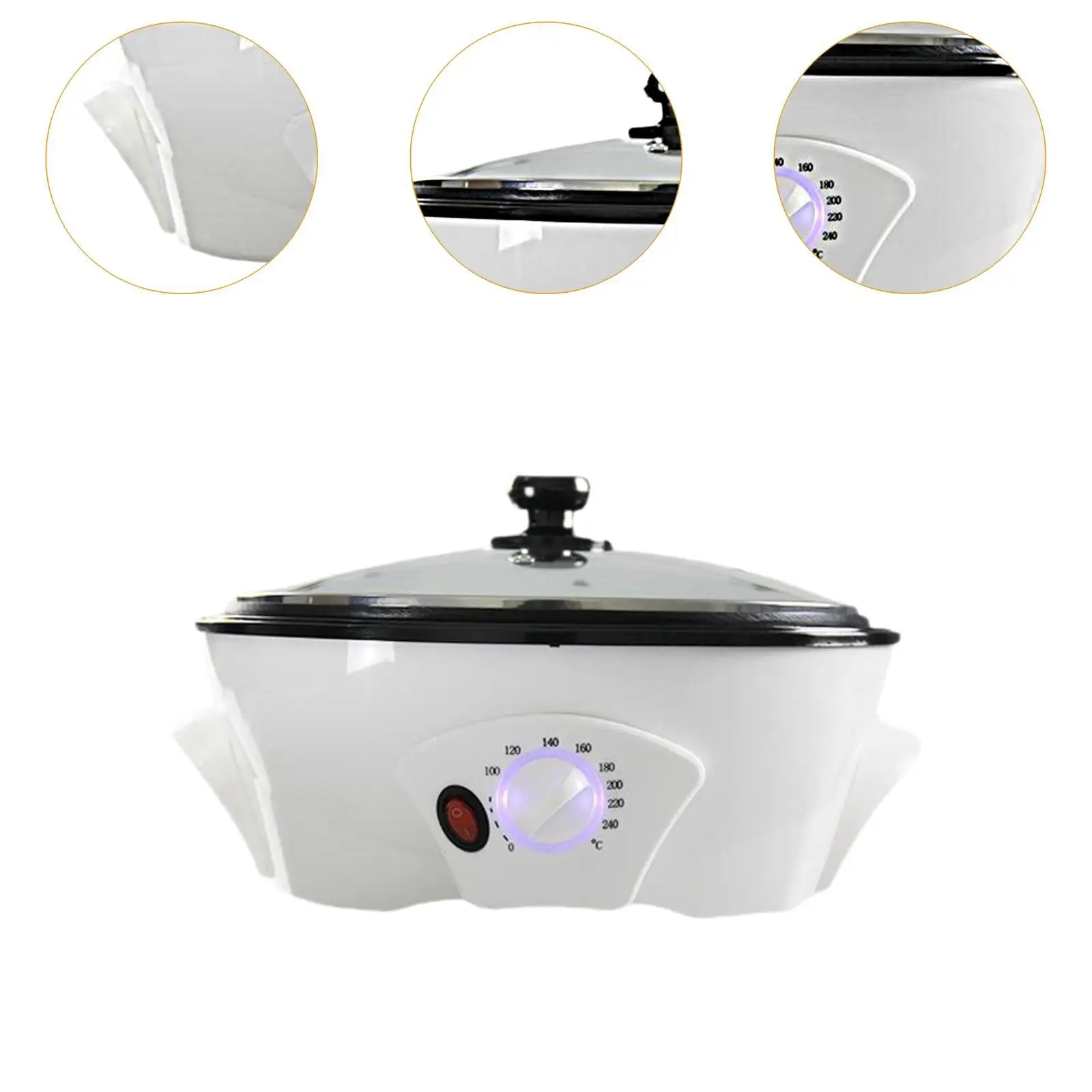 Household Coffee Roaster Coffee Bean Roaster for Baking Popcorn Cafe
