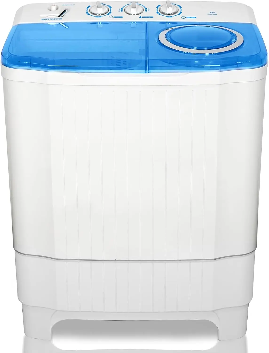 Portable Washing Machine - 28Lbs Compact Twin Tub Washer and Spin Dryer - Semi-automatic Laundry Washer(18Lbs) & Spinner(10Lbs) 2