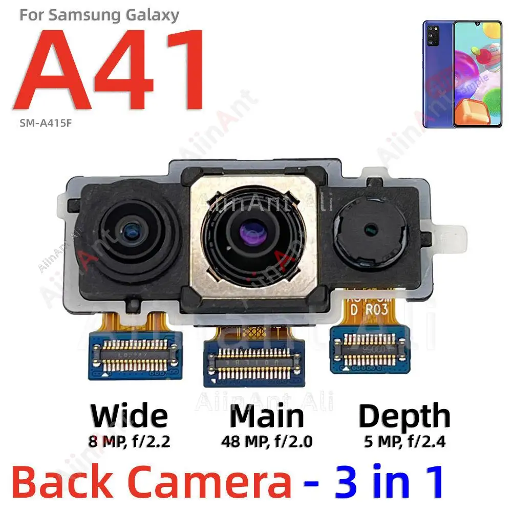 AiinAnt Small Front Selfie Back Macro Depth Wide Main Rear Camera