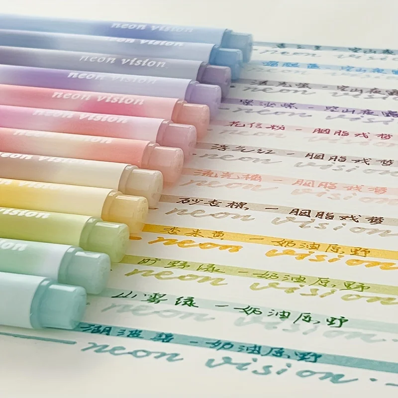 Rich Color Creative Highlighter for Scrapbooking DIY Mark Painting Drawing Coloring Journaling Art Crafts 4 pcs highlighter pen highlighter marker
