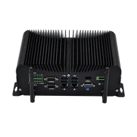 Fanless Industrial Mini PC Intel Core i7 1165G7 i5 1135G7 Mini Desktop PC Windows 10/11, HDMI & VGA RS485/232 COM GPIO  LPT USB 2