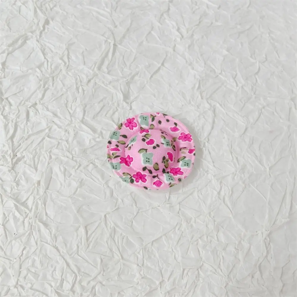 10PCS Cotton Mixed Styles Small Cap Mini Mixed Color Mini Cotton Doll Hat Colorful DIY Crafts Doll House Ornament Girls Gift