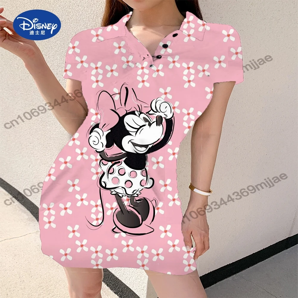 

Disney Summer Dresses for Women 2023 POLO Dress Formal Occasion Dresses for Women Party Wedding Evening V-neck Womens Clothing
