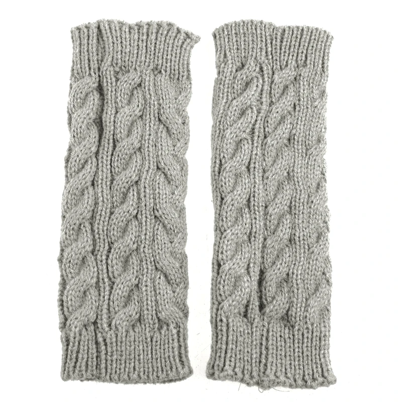 

New Half Finger Cycling Typing Gloves Winter Touchscreen Gloves Solid Color for Girl