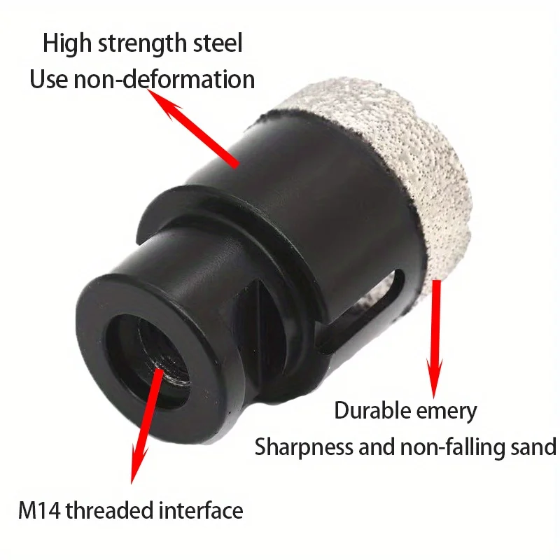 Premium Vacuum Brazed Diamond Drill Bit for Porcelain, Ceramic, and Marble