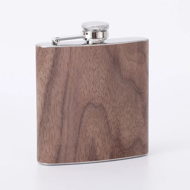 Bouteille De Vin En Acier Inoxydable, 4 Pièces/ensemble 7 Oz, Flacon De  Hanche En Cuir, Bouteille De Whisky, Tasse D'alcool, Bouilloire, Tasse À  Entonnoir, Cadeau De Voyage En Plein Air - Flasques 