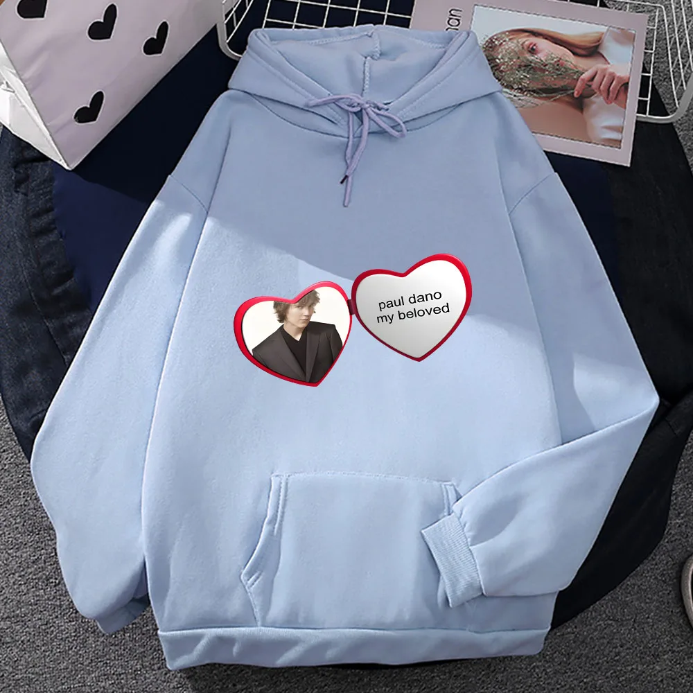 

Paul Danoo Graphic Hoodies Winter Long Sleeve Sweatshirts Fleece Clothing Unisex Loose Pullovers Comfortable Crewneck Sudaderas