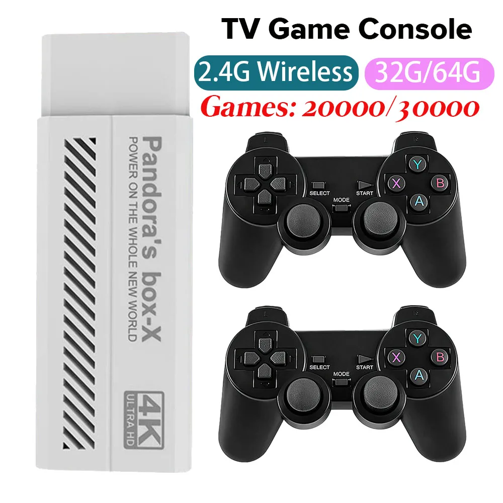 TV Video Game Classic Wireless 2.4G Retro M8 Game Stick 4K Envio