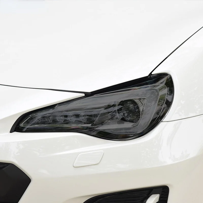 Фото Аксессуары для автомобильных фар Subaru Forster WRX BRZ Outback Legacy Impreza, черный ТПУ стикер Дымчатого цвета №4