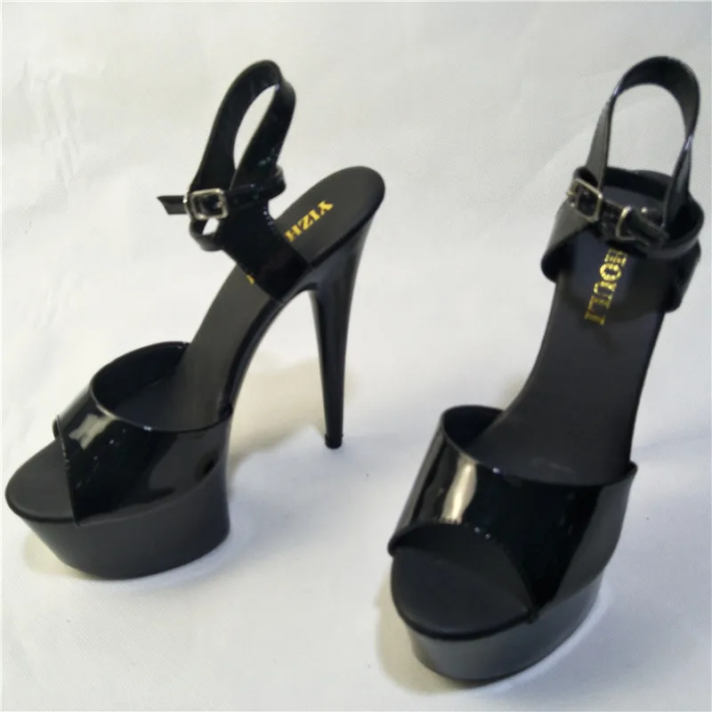 Summer fashion women matte black 15cm high heels sexy show/model/shoes/evening dance shoes
