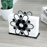 1 Metal Creative Napkin Holder Modern Simple Flower Napkin Holder Suitable for Restaurant Hotel Cafe Vertical Paper Towel Holder 2