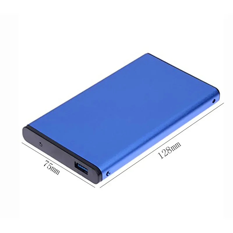 2.5 Inch Notebook SATA HDD Case To USB 3.0 SSD HD Hard Drive Disk External Storage Enclosure Box With U S B 3.0 Cable