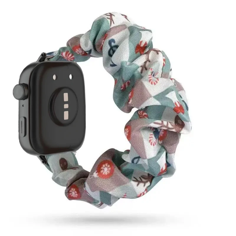 Elastic Nylon Loop Band with Metal Connector for Smartwatch - Adjustable Replacement Bracelet Strap