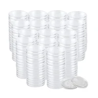 20PCS Transparent 50mm Coin Cases Plastic Coin Capsules Storage Box, 50mm Diameter Coins Organizer Collection Supplies 2