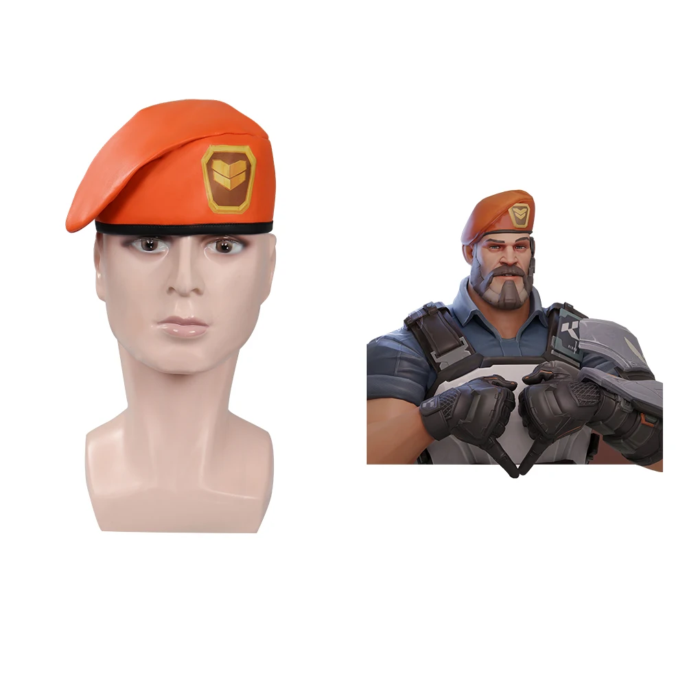 VALORANT Brimstone Liam Byrne Cosplay Berets Hat Caps Officer Caps
