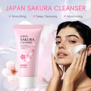 Sakura Whitening Facial Cleanser 1