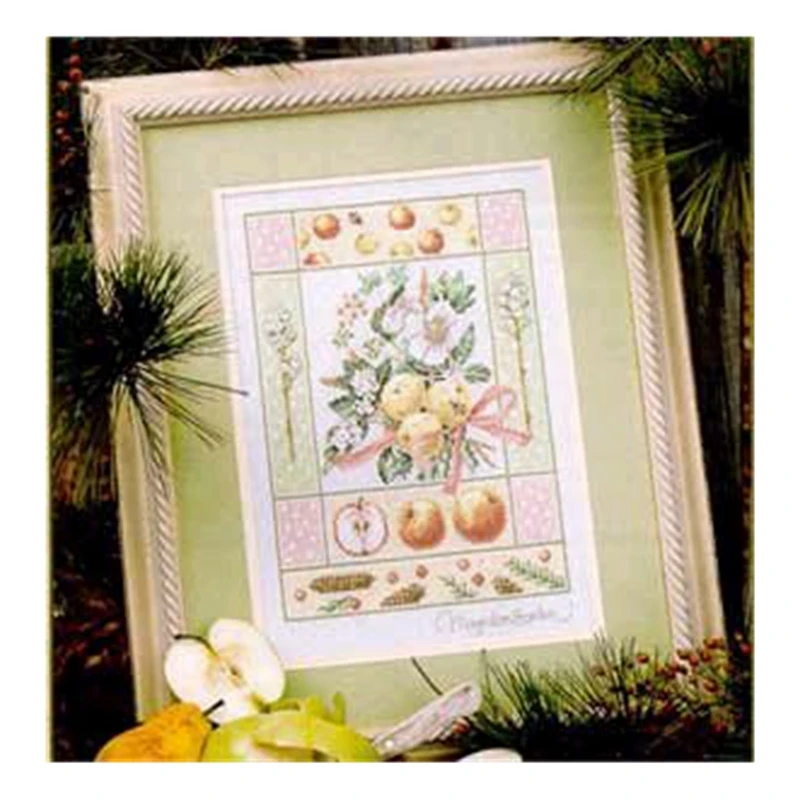 

Cross Stitch Kit Magazine Style Autumn of the Seasons 18CT 14CT 11CT Precision Printed Fabric Manual Embroidery Material Bag