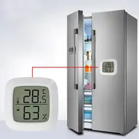 Magnetic Mini LCD Digital Room Thermometer Temperature Sensor Humidity Meter Indoor Hygrometer Gauge Weather Station 1