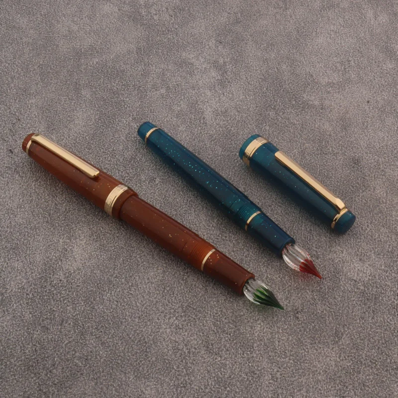jinhao 82 Fountain Pen Acrylic Spin Dip in water Glass Nib Business Stationery Office School Supplies Writing Gift Pen 1pc Fountain pen