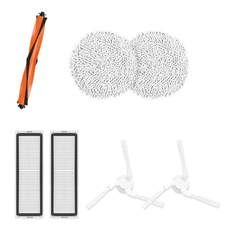 

For Xiaomi Mijia STYTJ06ZHM Vacuum Cleaner Accessories,Main Side Brush,HEPA Filter,Mop Cloth Spar Parts Cleaning