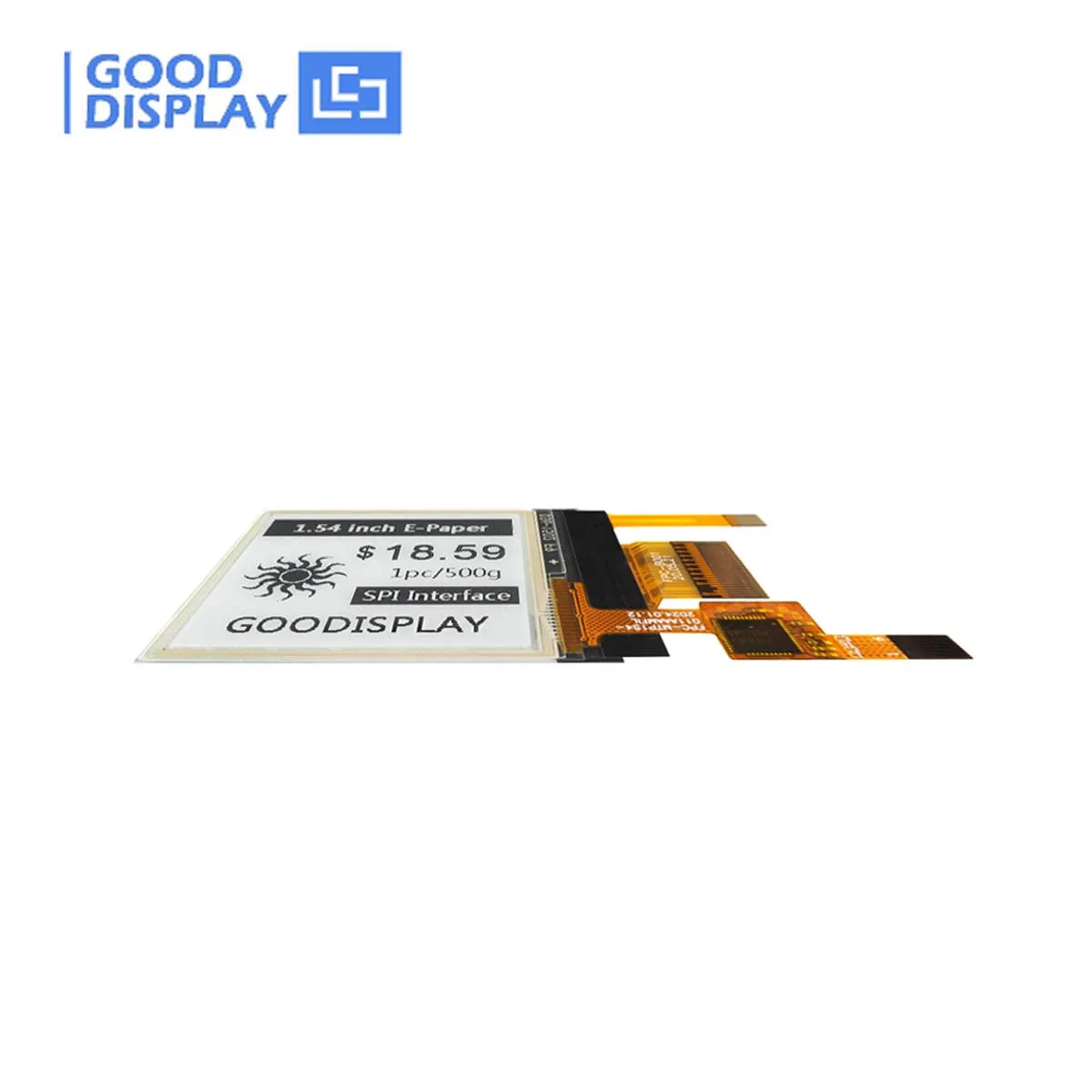 Luz Dianteira com Painel do Tela Táctil Exposição do E-papel Definição 200x200 Atualização Parcial do Apoio Gdey0154d67-ft01 1.54 - Imagem 6