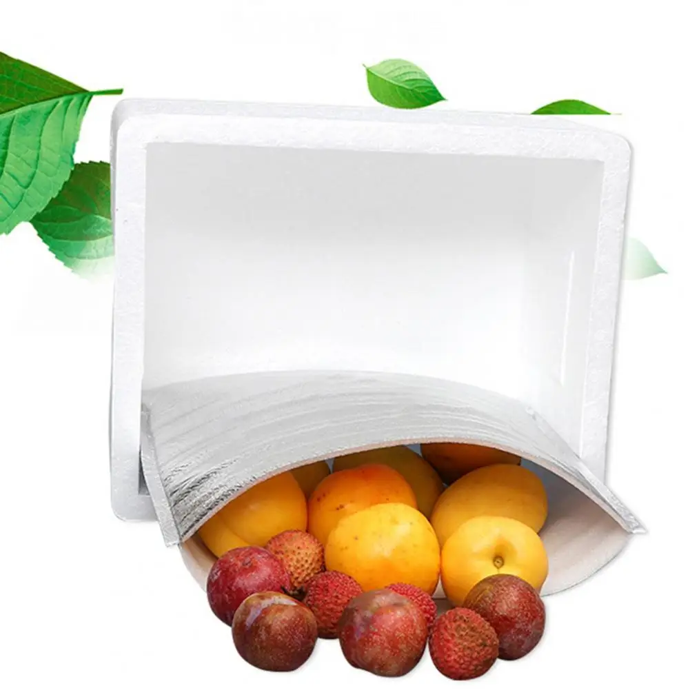 10Pc Aluminum Foil Insulated Food Storage Ice Bag Picnic Bags Thermal Lunch Bag Folding Bento Bag Camping Food Pouch Picnic Bag 6