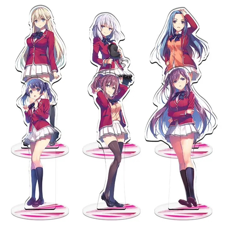 Anime Classroom Of The Elite Ayanokouji Kiyotaka Horikita Suzune Acrylic  Figure Keychain Cosplay Cartoon Itabag Pendant Keyring - AliExpress