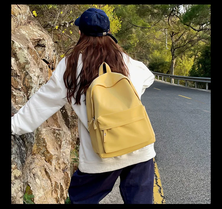 Fashion Backpack Canvas Women Backpack Anti-theft Shoulder Bag New School Bag For Teenager Girls School Backapck Female Stylish Backpacks cheap