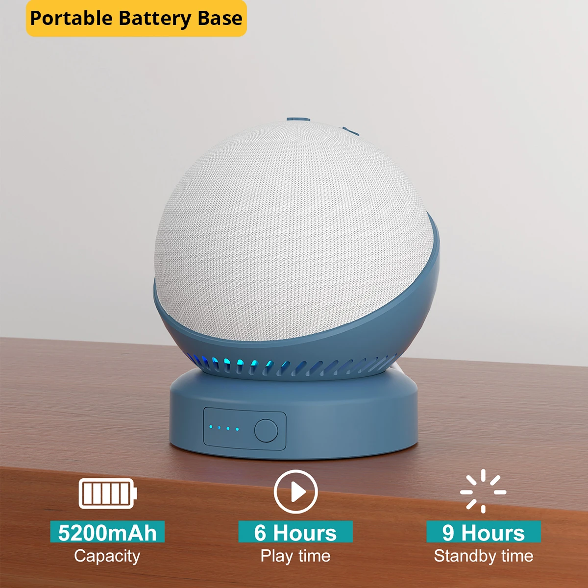 Batería Externa Amazon Echo Dot Tiene Bateria Bateria Externa Para