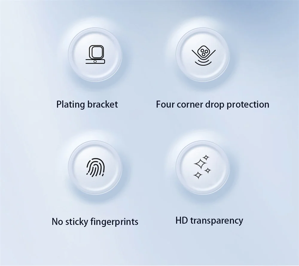 Luxury Transparent Plating Stand Holder Case For iPhone 13 12 11 Pro XS