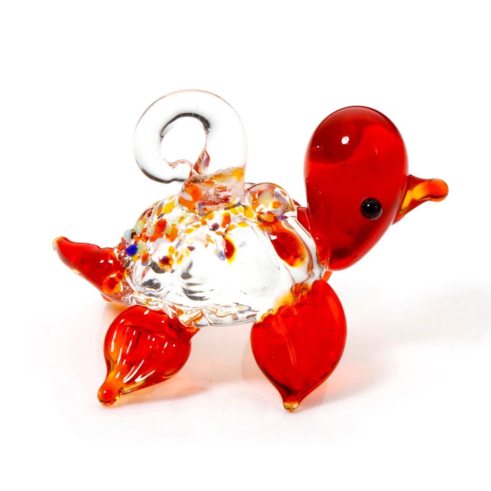 1pc Lampwork Glas Schildkröte Anhänger Charms für DIY Halskette Schmuck machen Miniatur Figur Ornamente Aquarium Aquarium Dekor – Detail 10