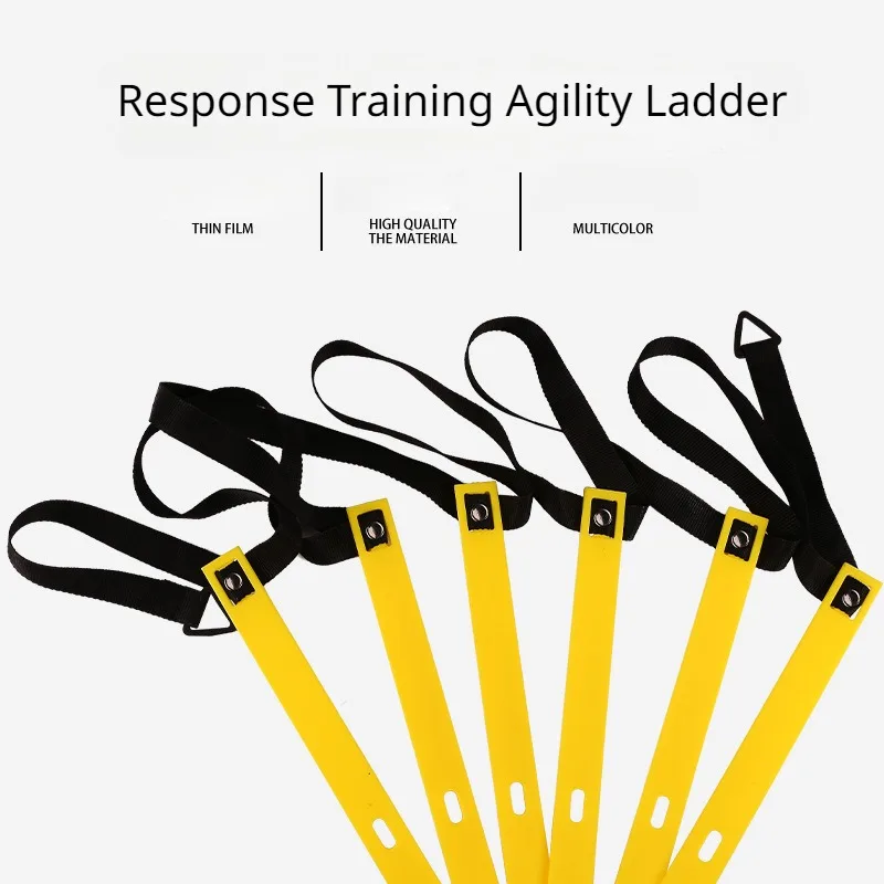 Soccer Agility Training Ladder 6 Meters 12 Rung Fixed Spacing Agility Ladder 10 Disc Cones Speed Football Footwork Training Acce