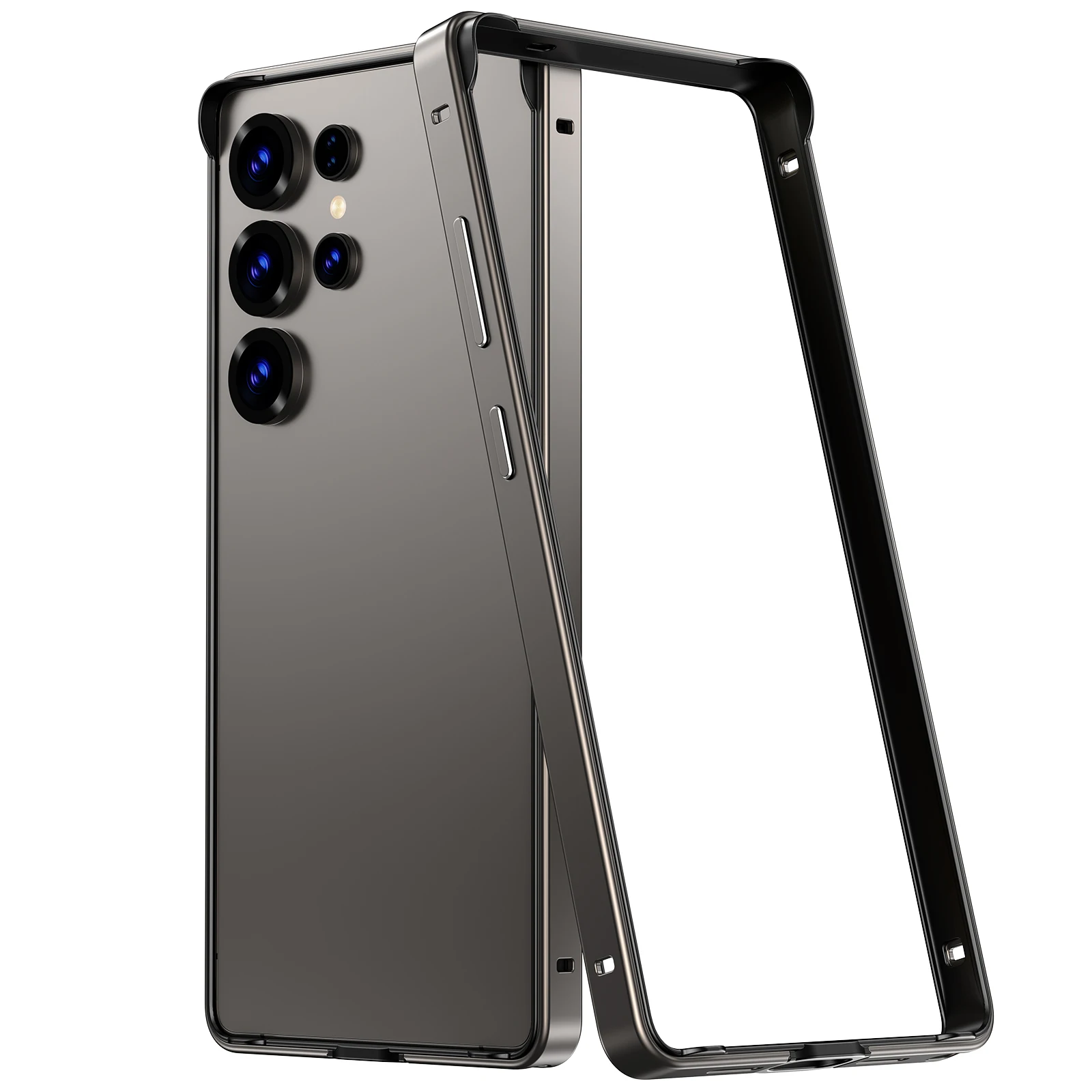 Aluminum Silicone Frame Metal Bumper Case - Enhanced Protection Accessory