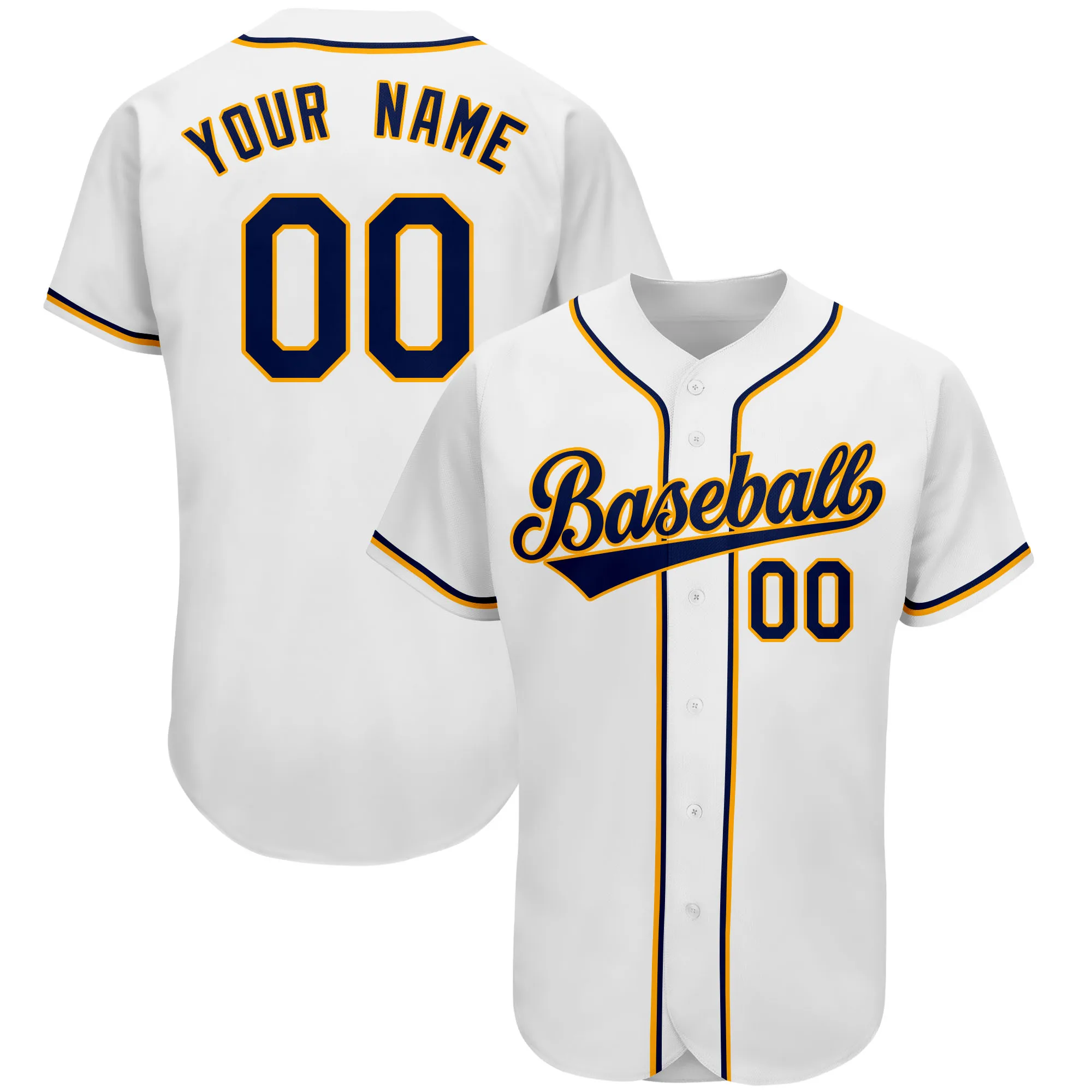 Custom Embroidered Baseball Shirt Baseball Jersey Stitched