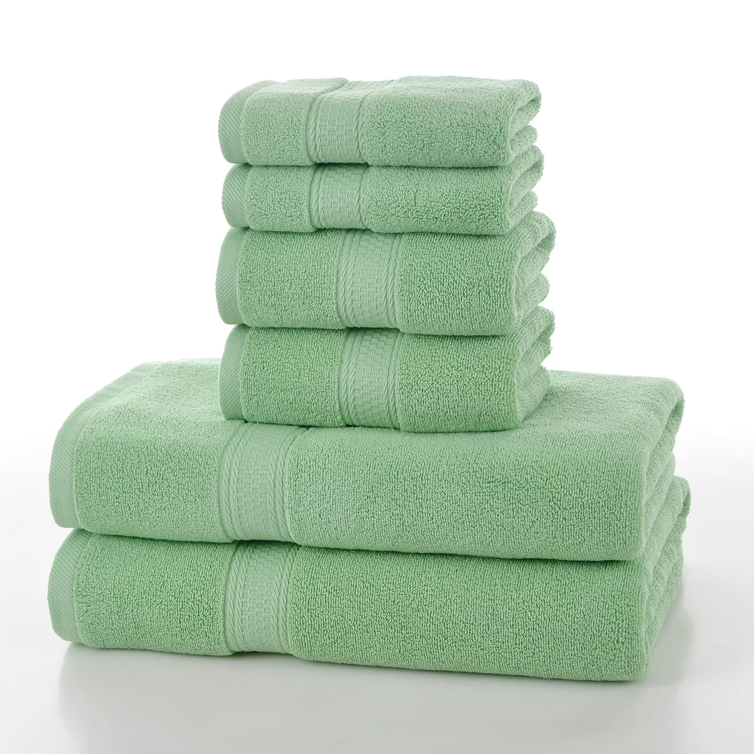 Thick Cotton Face Bath Towel Set, Bathroom for Adults, Women, Men, 2pcs 70*140, 2pcs 35*75 cm, 35*35 cm, High Quality