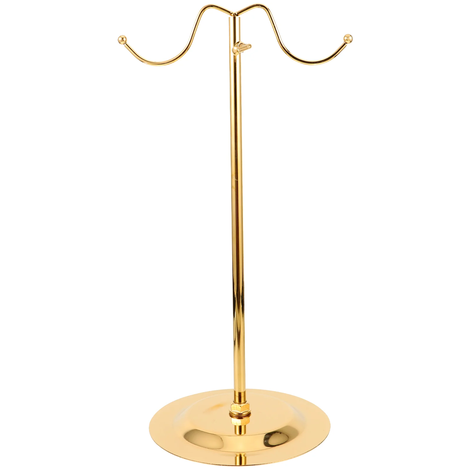 

Bag Display Stand Shelf Handbag for Desktop Purse Wallet Adjustable Metal Hook Hanger