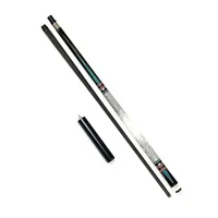 Professional  58” 1/2-pc 12.5mm Billiard Pool Cue Play Taco with Carbon Fiber Shaft Stick Leather Grip & 6” Extension