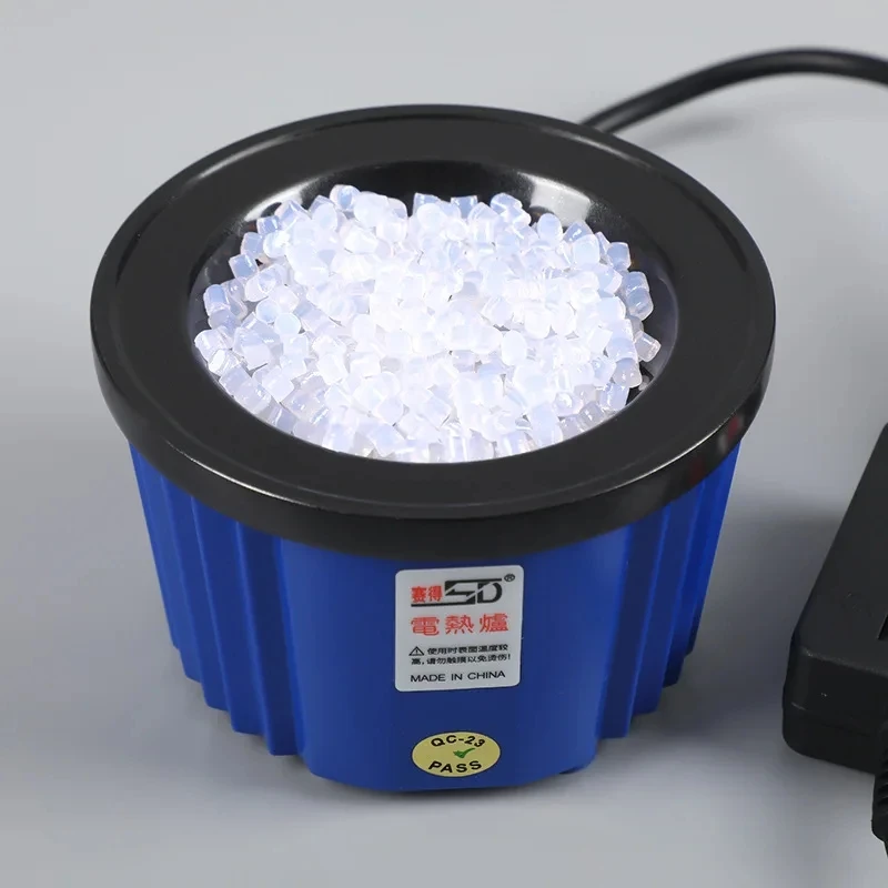 Professional Hot Pot/Glue Stove Melting Keratin Glue Beads Constant Temperature for Fusion Hair Extension Repair Tools and Glue