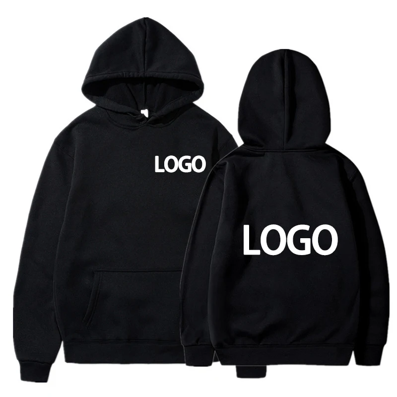 

Customized printed hooded sportswear for men and women, loose casual wear, hooded long sleeved sweaters, street clothing