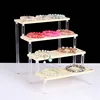 Wood Acrylic Shelf Display Stand Hand-made Figure Doll Décor Animation Car Model Perfume Blind Box Shelves Organizers Storage 3